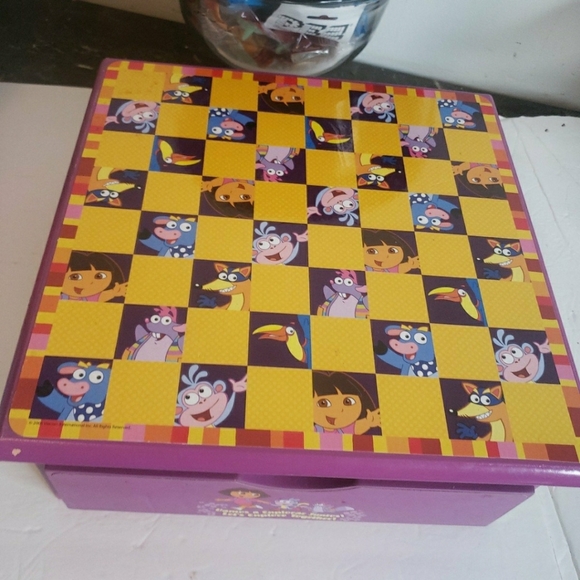 Dora The Explorer Wooden Checkers & Dominos Set 2006 - Picture 5 of 9